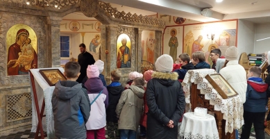 Экскурсия по храму для детей воскресной школы