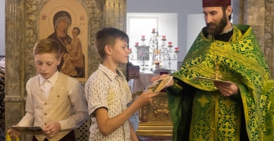 Выпускной учеников 4 класса воскресной школы 2018