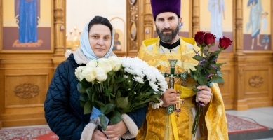 Празднование юбилея настоятеля