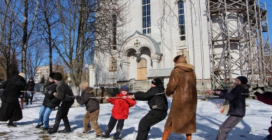 Празднование масленицы 2013