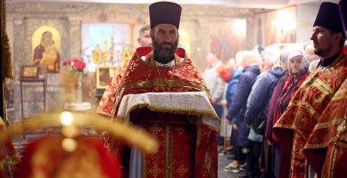 Престольный праздник в день усекновения главы Иоанна Предтечи