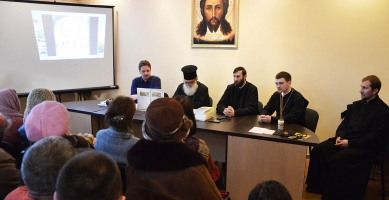 Встреча с отцом Мефодием в храме Собор Всех Белорусских Святых 14 января 2018