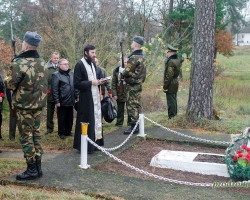 Заупокойная лития у воинского захоронения на Фолюше 5 ноября 2018