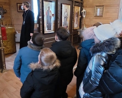Посещение храма свт Спиридона Тримифунтского (Ольшанка) 12 декабря 2021