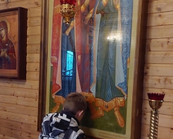 Посещение храма свт Спиридона Тримифунтского (Ольшанка) 12 декабря 2021