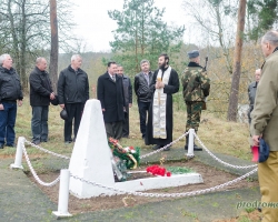 Заупокойная лития у воинского захоронения на Фолюше 5 ноября 2018