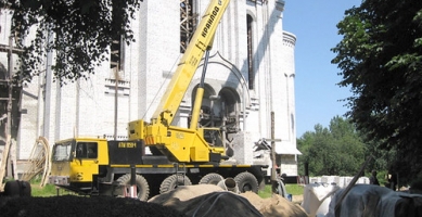 Строительство храма 2009 год